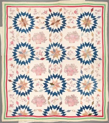 Floral Basket Quilt