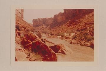 Express Train Rapid, San Juan River. Jack Frost lost a boat in this rapid in 1956 (1955)