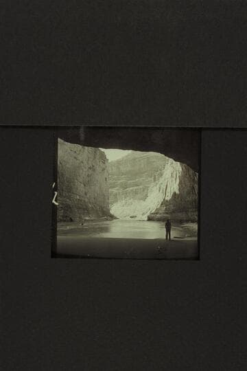 Redwall Cavern; Marble Canyon. Mile 33. Taylor watches the "Bootoo" and the "Rattlesnake" manouver for a landing