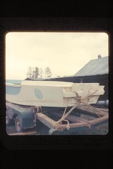 Frank Wright's punt "Andy." Flagstaff