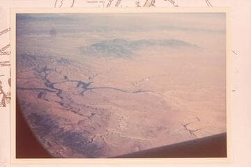 Mille Crag Bend and Sheep Creek at lower right. The Dirty Devils and North Wash right of center. Parley and White Canyons left bank left of center