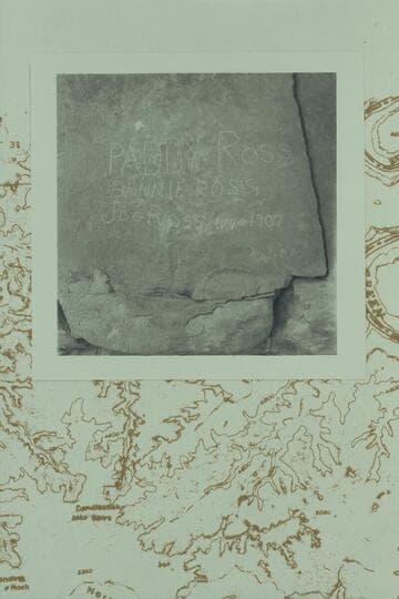 Inscriptions on Spanish Trail: Paddy Ross; BENNIE ROSS; Joe Ross Nov.-10-1907
