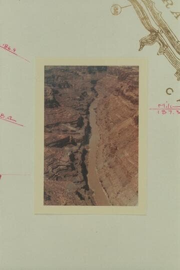 Down from Mile 189 to Cove Canyon at Mile 186.2. Cove Canyon. Reverses Reilly Kodachrome #36 of 1960, Sep. 04
