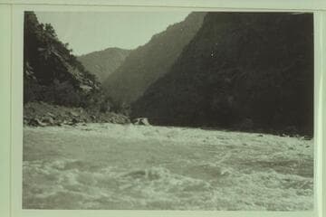 Upper part of Triplett Falls; Canyon of Lodore. Mile 232 1/4