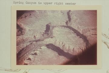 Bowknot Bend; Labyrinth Canyon. Spring Canyon is upper right center