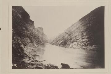 Up river from Mile 110.7. Two miles below Shinumo Creek