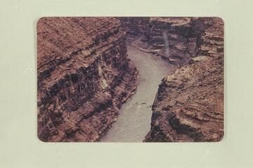 Boulder Narrows. Preliminary Lees Ferry gauge: 114,000 cfs