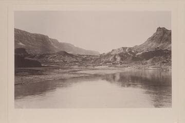 Lees Ferry. The Lasky party arrived from a Glen Canyon traverse and slept in the fort