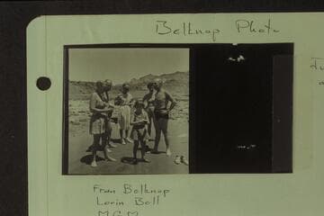 At Paria Riffle: Fran Belknap, Lorin Bell, MGM, Loie Belknap, Maradel Marston and Otis Marston