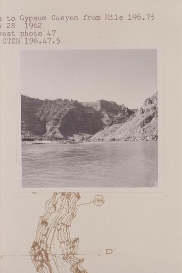 Down to Gypsum Canyon from Mile 196.75