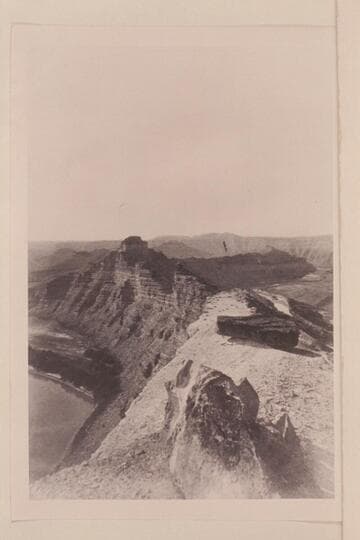 "Views on the Green River," Canon of Desolation Series: Point of Rocks (In Sumner's Amphitheatre). Mile 84-86.5