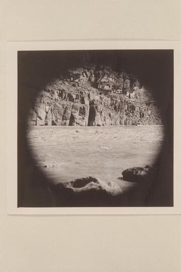 At the head of Mile 217 Rapid. Preliminary gauge at Bright Angel: 90,500 cfs