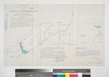 Map of a Part of the San Pedro Ranch