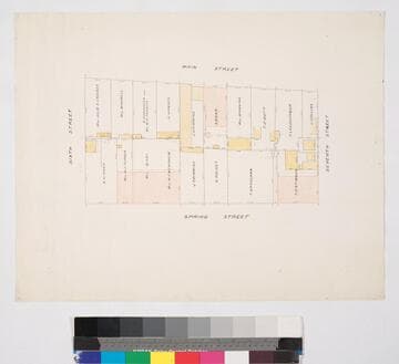 Los Angeles : Main to Spring Street from Sixth to Seventh Street