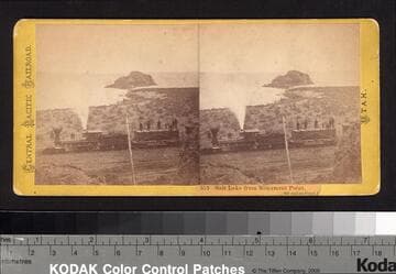 352. Salt Lake from Monument Point, 669 miles from Sacramento