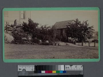 Back end of lot, W.H. Fletcher house, Los Angeles