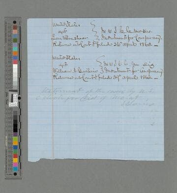 Austin A. King, Washington, D.C., letter to Abraham Lincoln