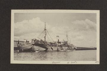 Beaver R boats. Otis Marston in U.S. Navy, San Diego, 1918-1919