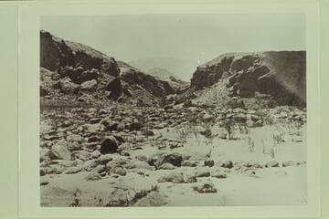 147--Large No. 190. Mouth of side canyon at left bank at Mile 71.3 known as Black Water Creek