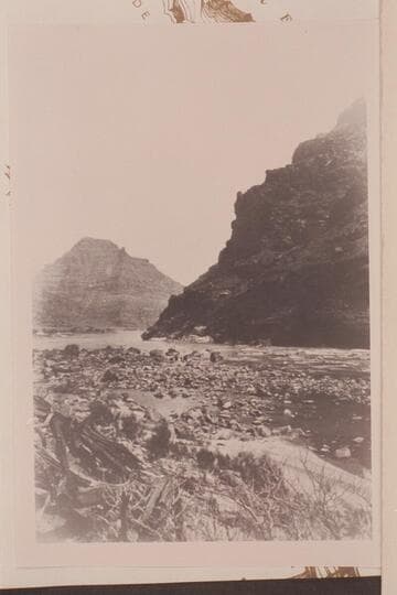 "Views on the Green River", Canon of Desolation Series. Falls at Camp No. 41
