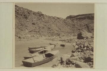 MV-RB Exp., San Juan River, very low water. Boats at 13-Foot Rapid