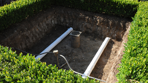 Pipes in the ground Pipes in the ground