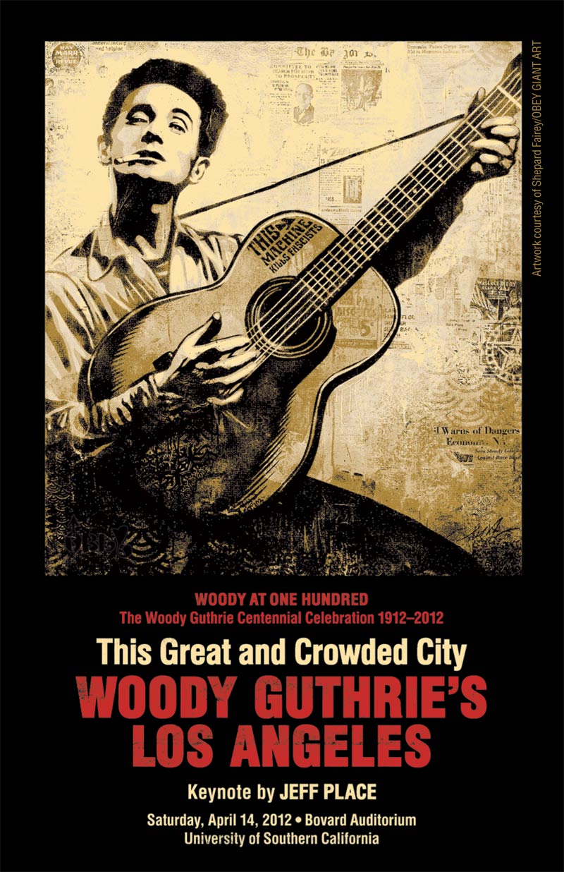 WoodyGuthrie_Program Woody Guthrie conference program cover